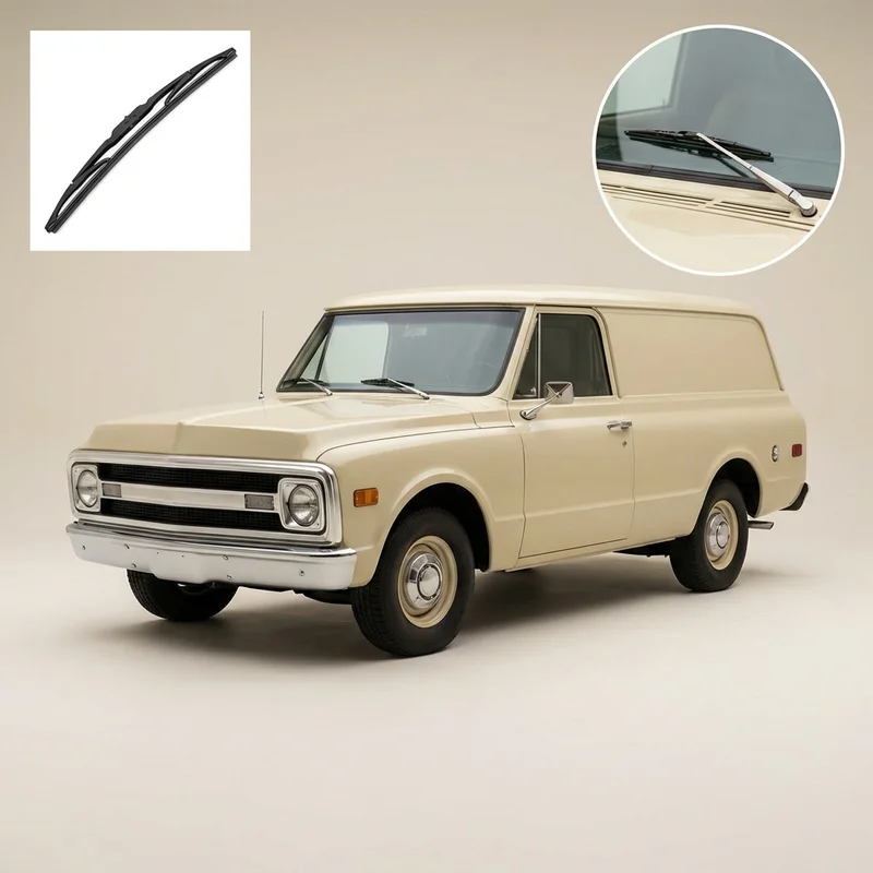 Passenger Side Wiper Blade for Chevrolet C20 Panel (1967 - 1967) - 1